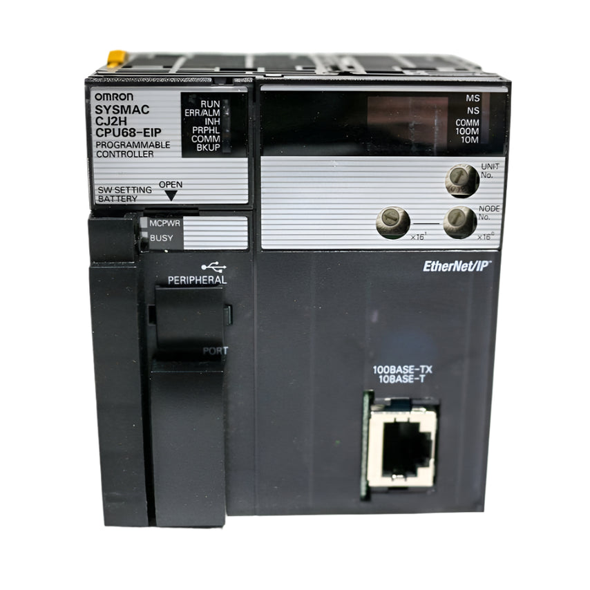 CJ2H-CPU68-EIP | Omron 400K Step PLC CPU Module with Built-in EtherNet/IP