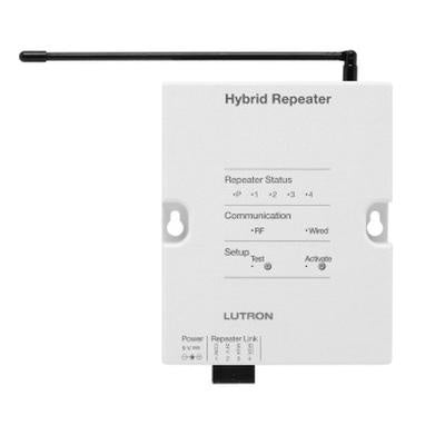 HQR-REP-120 | Lutron HomeWorks QS Hybrid RF Repeater (434 MHz, 100–240 V, White)