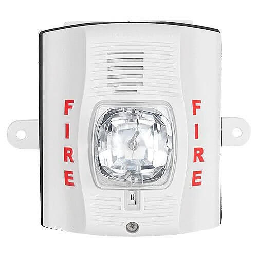 System Sensor P2WK Outdoor 2-Wire White Horn Strobe