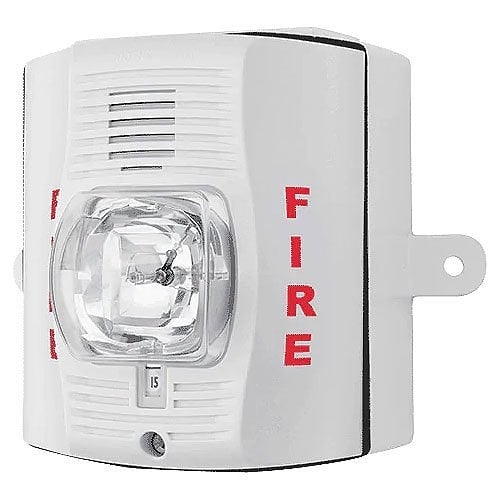 System Sensor P2WK Outdoor 2-Wire White Horn Strobe