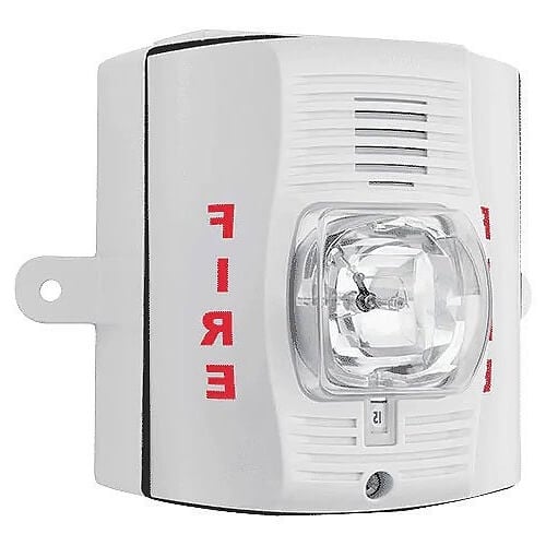 System Sensor P2WK Outdoor 2-Wire White Horn Strobe