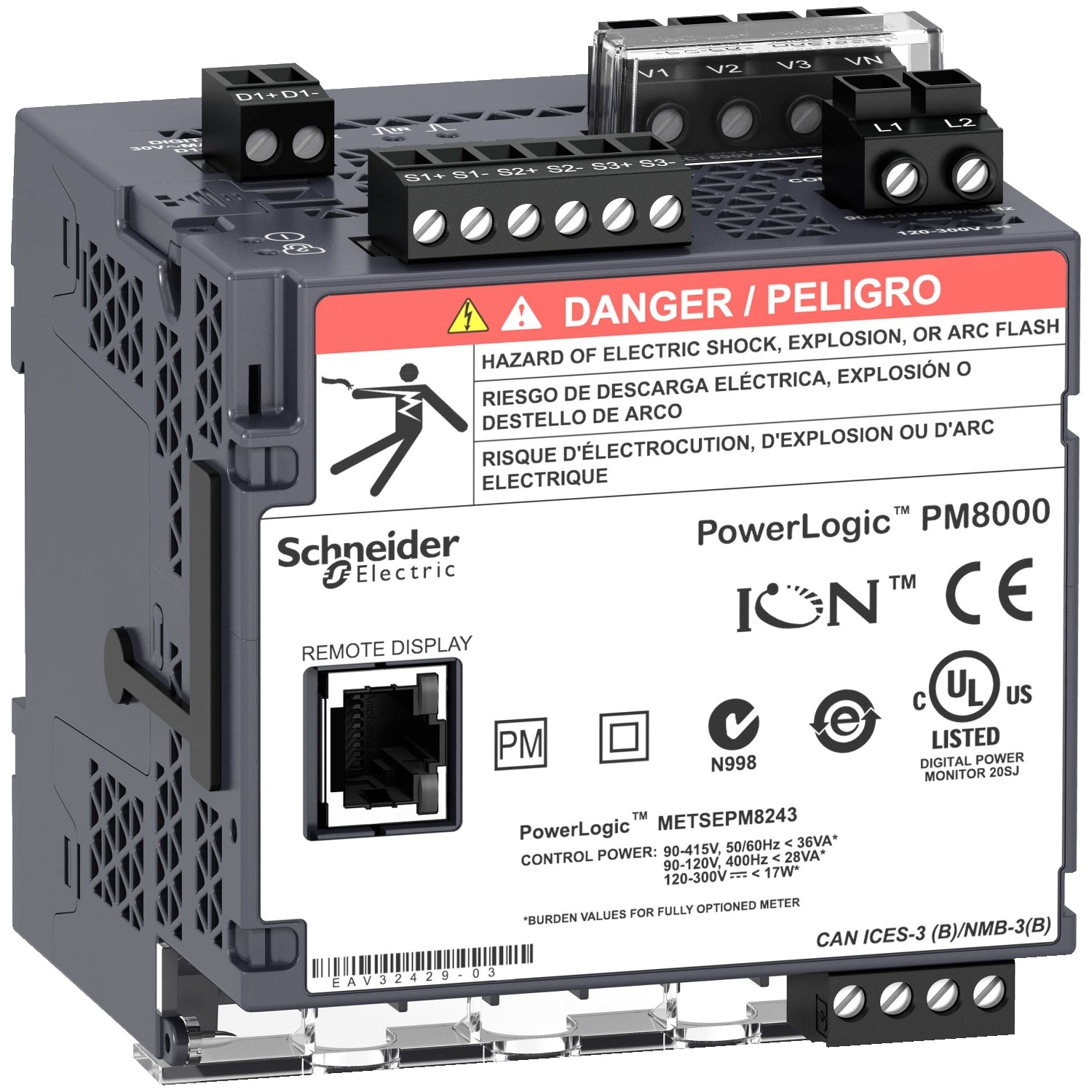 METSEPM8244 | Schneider Electric Power Quality Meter