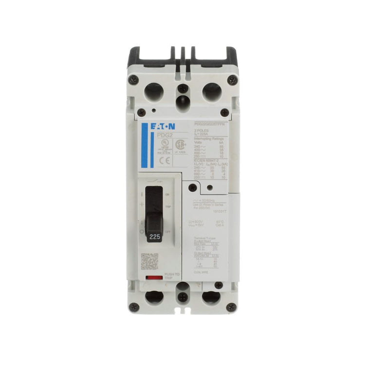 PDG22G0060TFFJ | Eaton Power Defense 60A 2-Pole 600V Molded Case Circuit Breaker