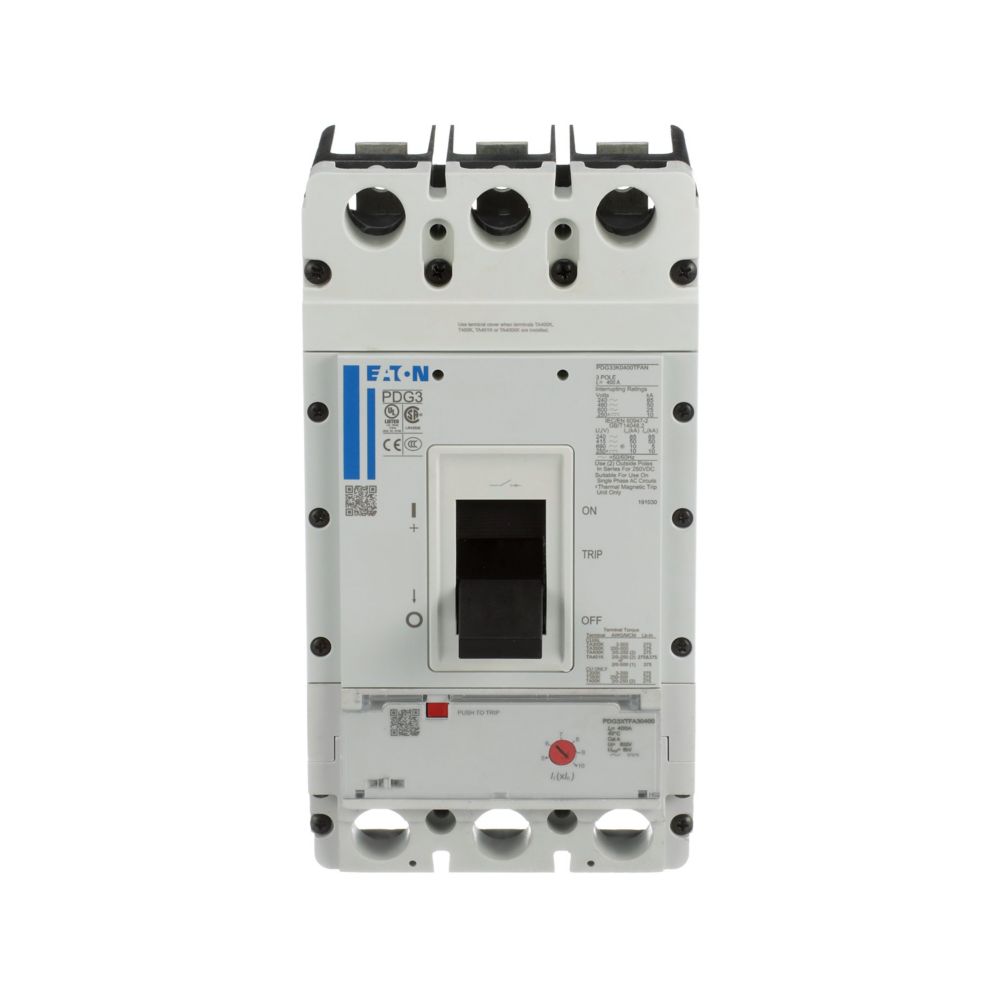 PDG33G0300TFAJ | Eaton Power Defense PD3 300A 3-Pole Molded Case Circuit Breaker