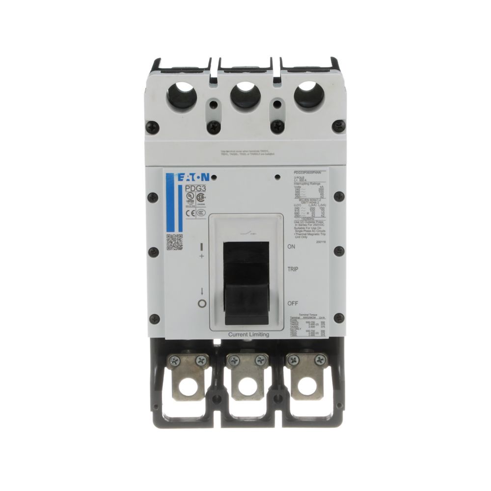 PDG33M0600FNNN | Eaton Power Defense 600A Frame 3 Molded Case Circuit Breaker Frame