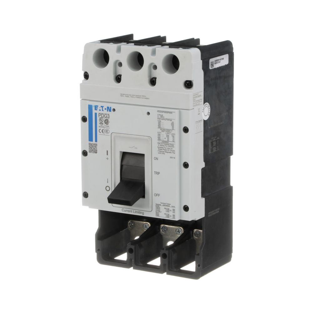 PDG33M0600B2NJ | Eaton Power Defense 600A 3-Pole Molded Case Circuit Breaker 600VAC