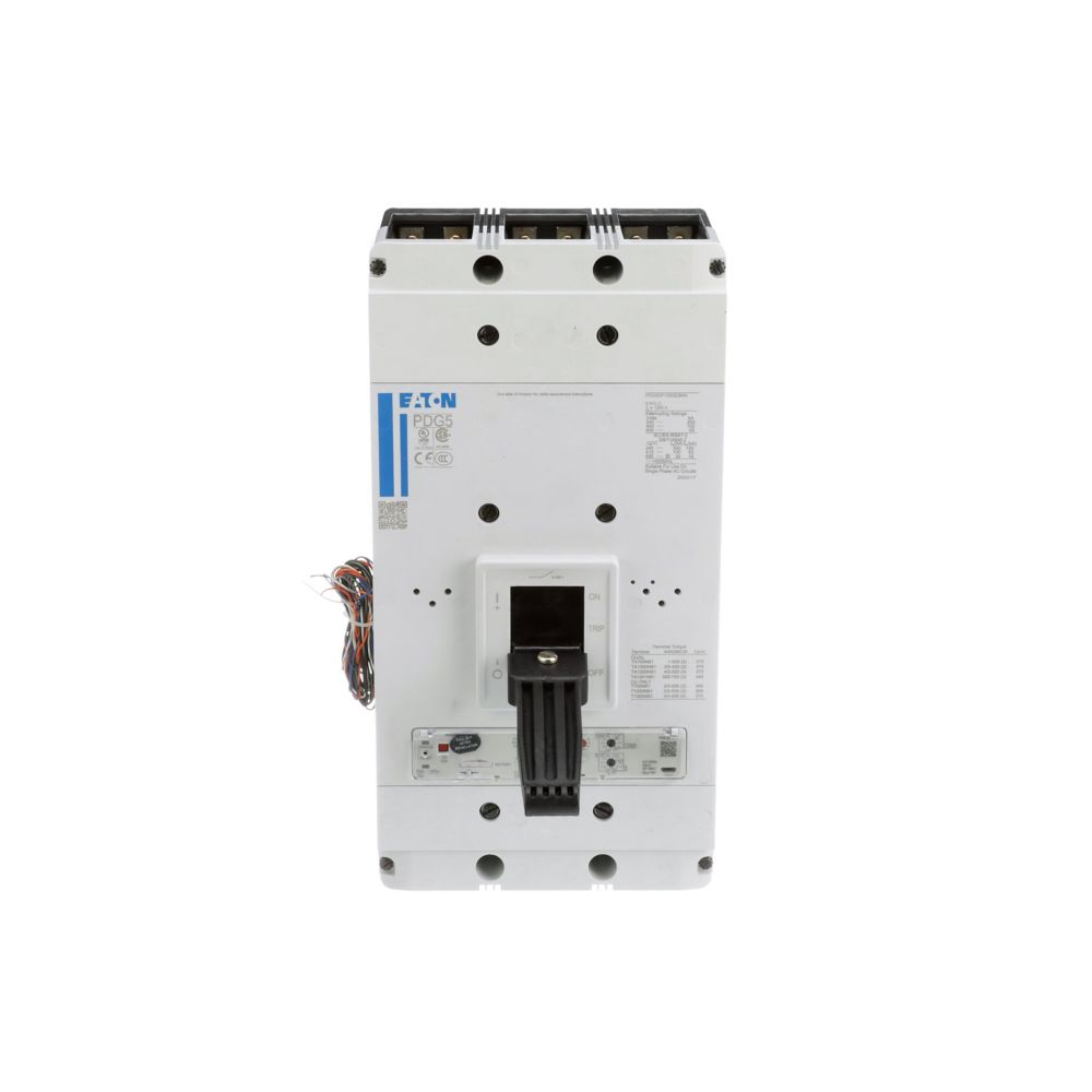 Eaton PDG53M1200E3RN Power Defense 1200A 3-Pole Molded Case Circuit Breaker 600Vac