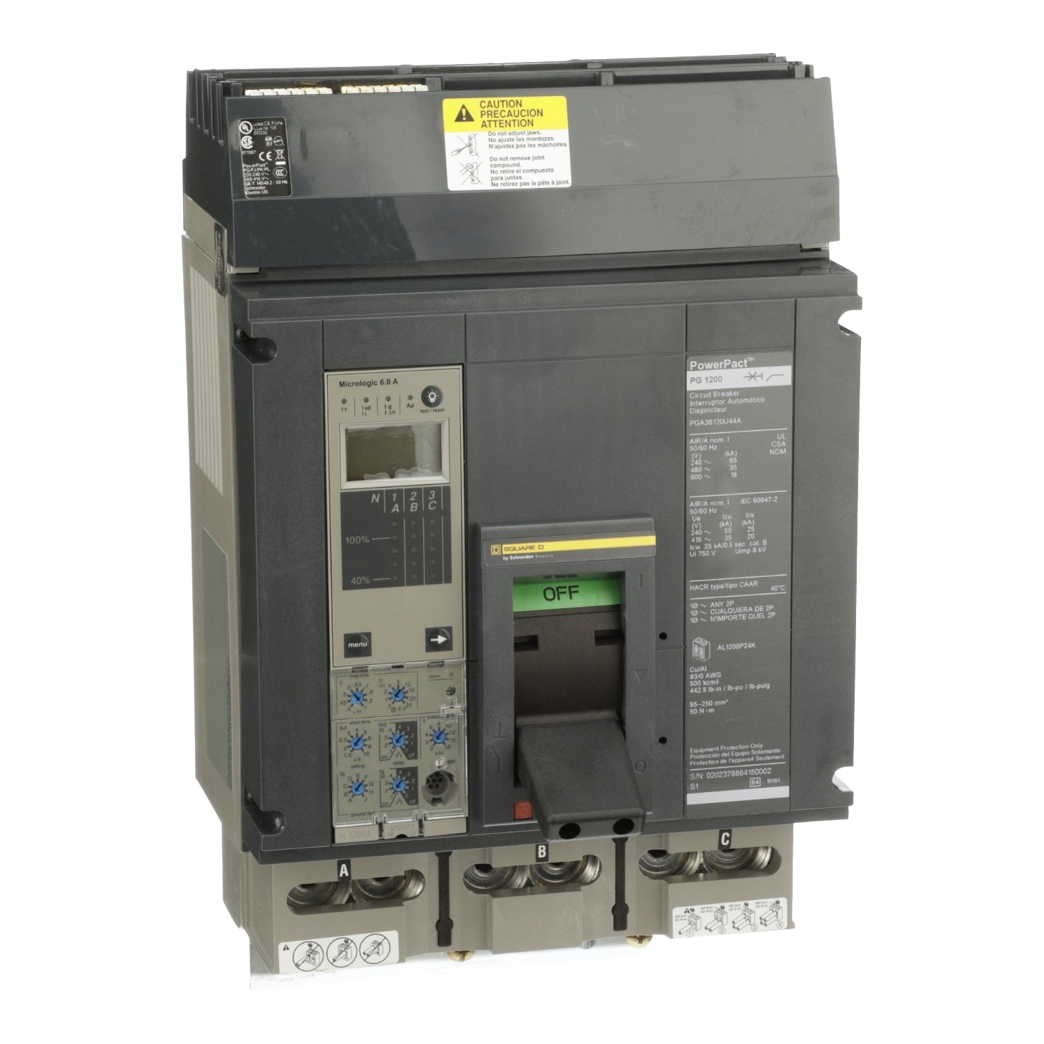 PGA36120U44A | Schneider Electric Circuit Breaker