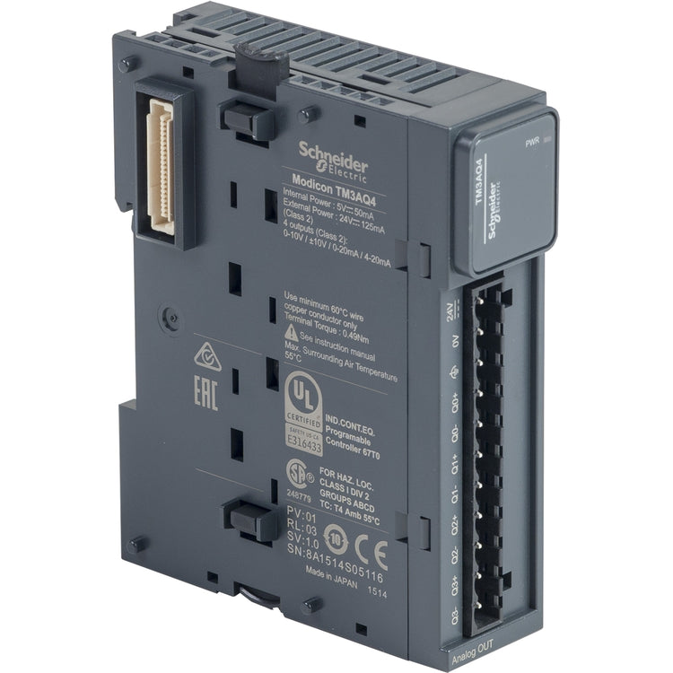 TM3AQ4 | Schneider Electric Analog output module