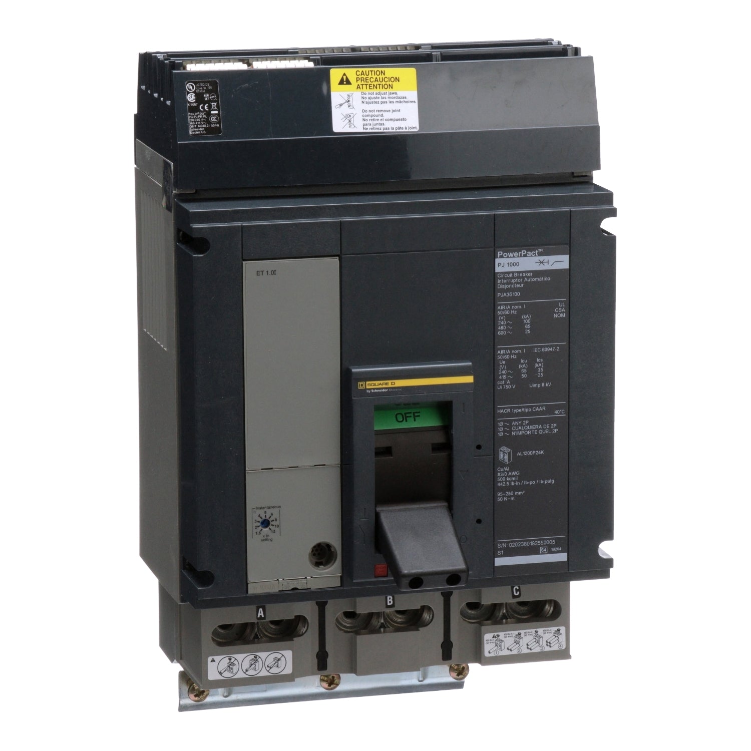 PJA36100U44A | Schneider Electric Circuit Breaker