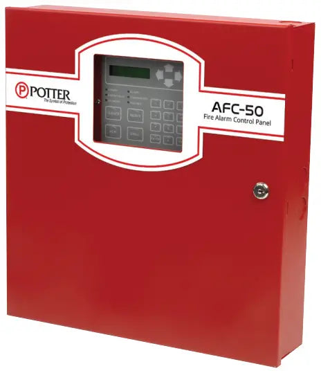 AFC-50 | Potter Addressable Fire Alarm Control Panel, 50 Points, IP Communicator, 5A Power