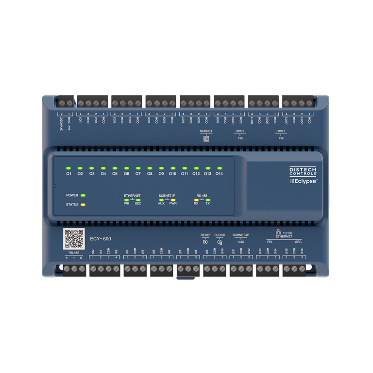 Distech Controls ECY-600-C1 Connected Equipment Controller with Eclypse Building Intelligence Software
