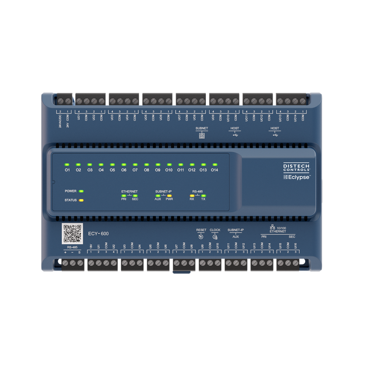 Distech Controls ECY-600-C1 Connected Equipment Controller with Eclypse Building Intelligence Software