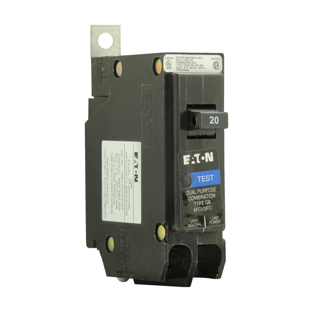 QB1020AFGF | Eaton Cutler-Hammer 1-Pole 20A 240V Molded Case Circuit Breaker