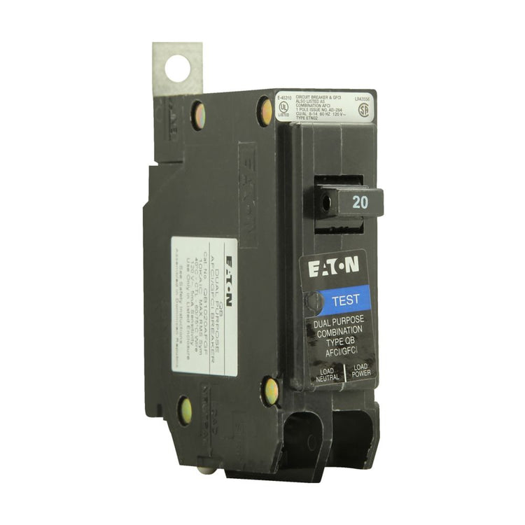QB1020AFGF | Eaton Cutler-Hammer 1-Pole 20A 240V Molded Case Circuit Breaker