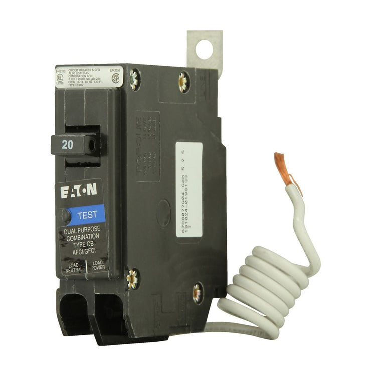 QB1020AFGF | Eaton Cutler-Hammer 1-Pole 20A 240V Molded Case Circuit Breaker