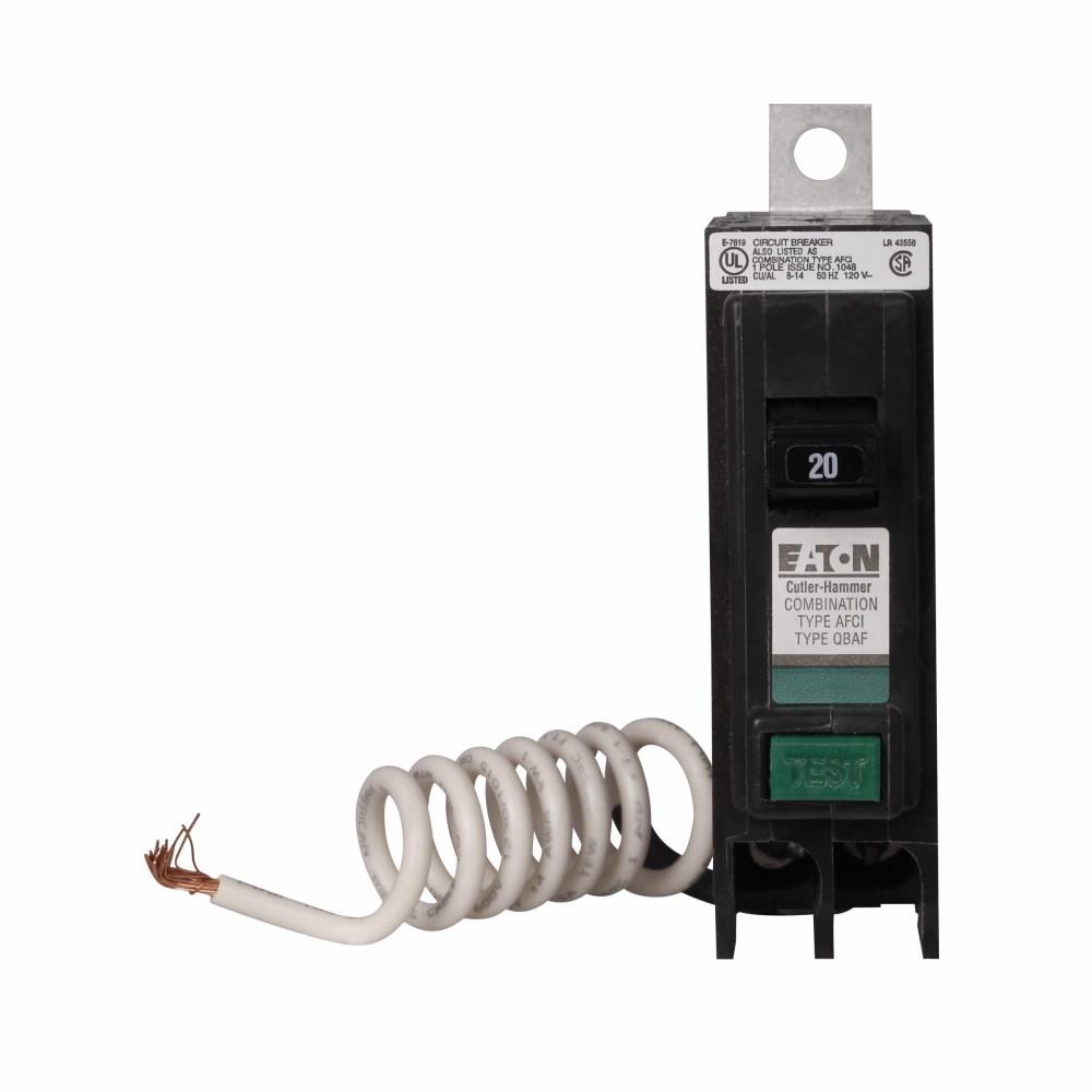 QBCAF1020 | Eaton 20A 1-Pole Combination AFCI Circuit Breaker 120/240V 10kAIC