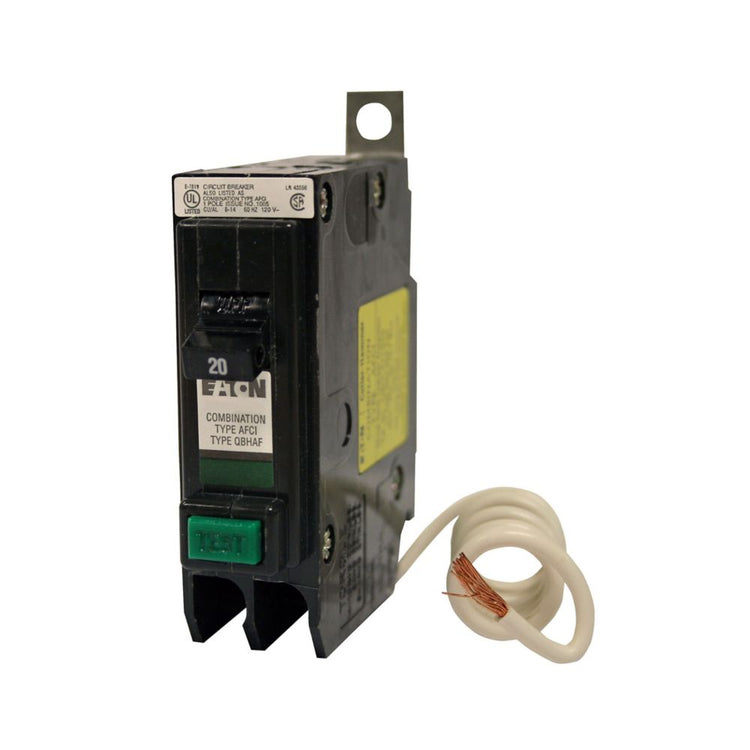 QBHCAF1020 | Eaton 20A 1-Pole 120/240V Combination Arc Fault Molded Case Circuit Breaker