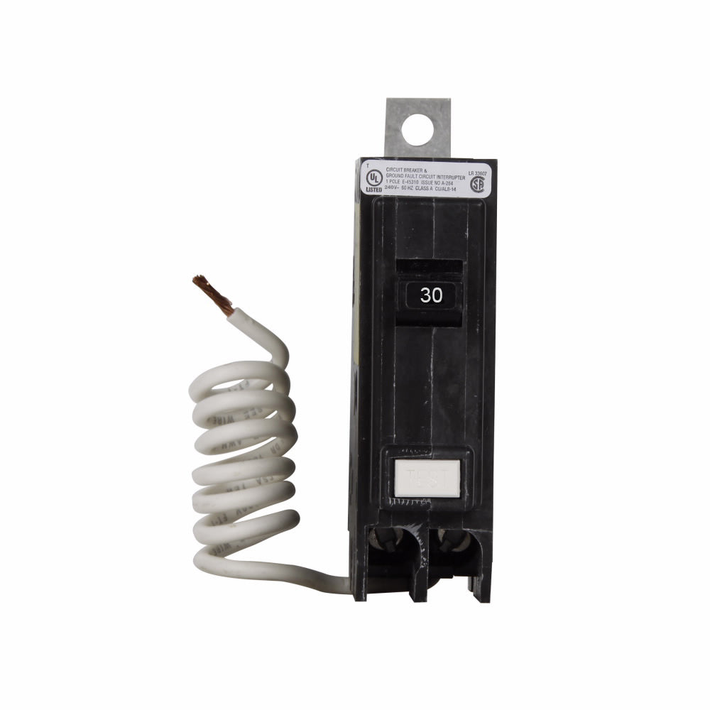 QBHGFT1030 | Eaton Cutler-Hammer 1-Pole 30A 120/240V Ground Fault Molded Case Circuit Breaker