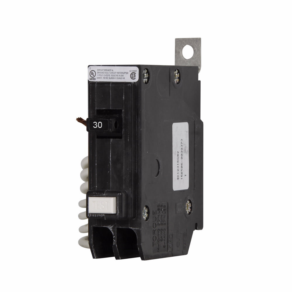 QBHGFT1030 | Eaton Cutler-Hammer 1-Pole 30A 120/240V Ground Fault Molded Case Circuit Breaker