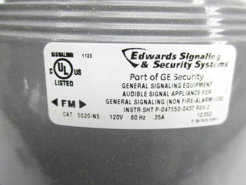 5520-N5 | Edwards Signaling High-Decibel 120V Electronic Horn-Siren