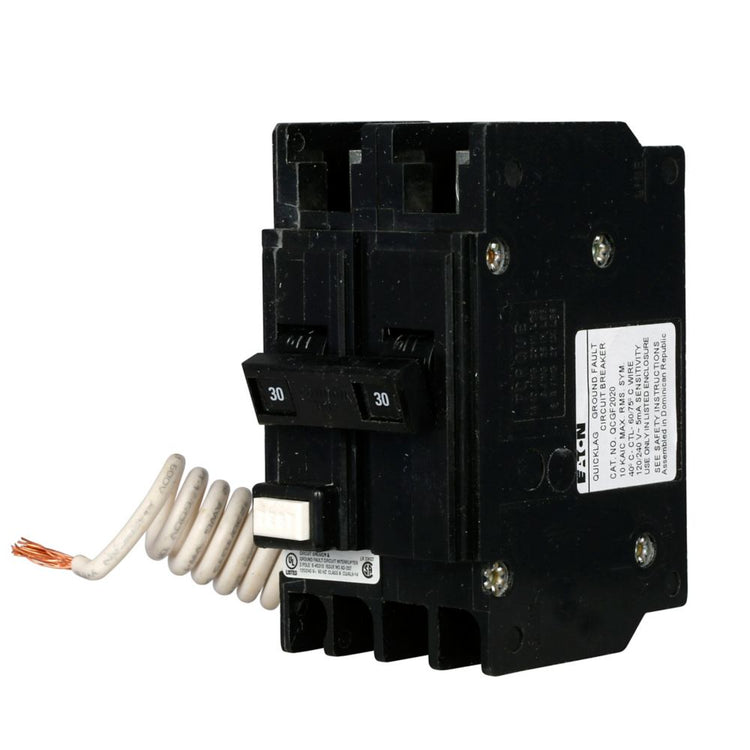 QCGF2030 | Eaton Quicklag 30A 2-Pole 120/240V GFCI Molded Case Circuit Breaker
