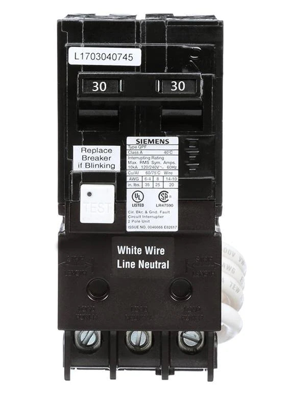 QF230A | Siemens 30 Amp GFCI Circuit Breaker