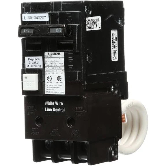 QF260A | Siemens Ground Fault Circuit Breaker