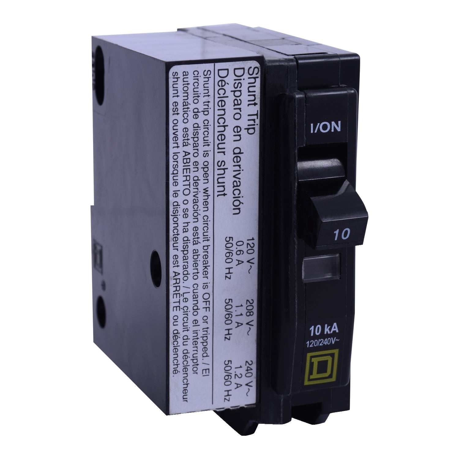 QO115-1021 | Square D 15A 1-Pole Plug-In Thermal Magnetic Circuit Breaker 120/240V 10kAIC