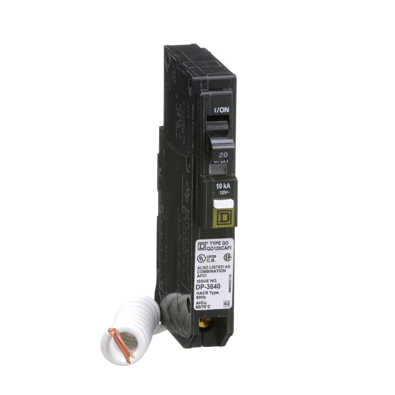 QO120CAFI | Schneider Electric Mini Circuit Breaker