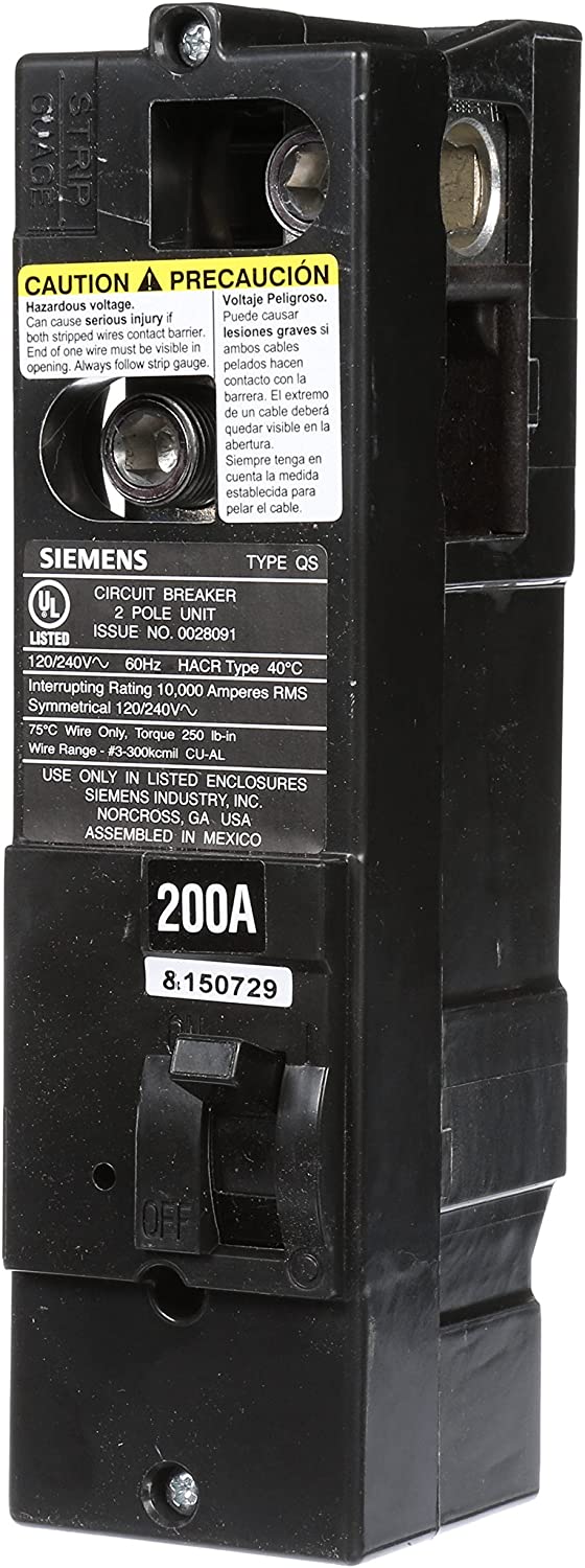 QS2200 | Siemens Load Center Main Breaker