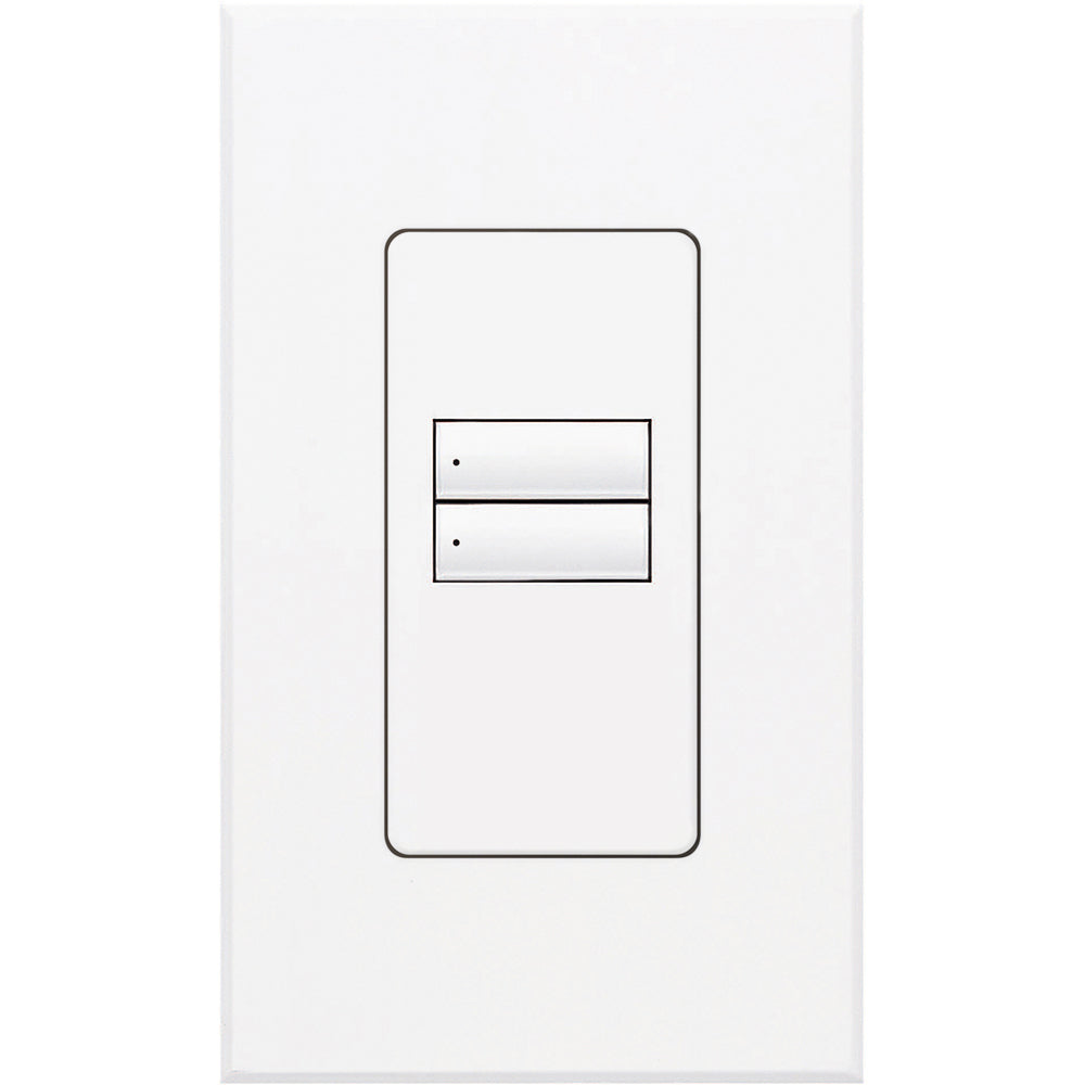 QSWS2-2BI-WH | Lutron QS 2-Button Wallstation White