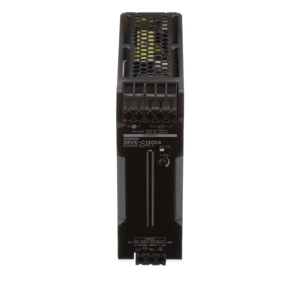 S8VK-C12024 | OMRON Power Supply, Switch Mode, 120W, 24V, 5A, 20-10AWG, 14-10AWG, S8VS Series