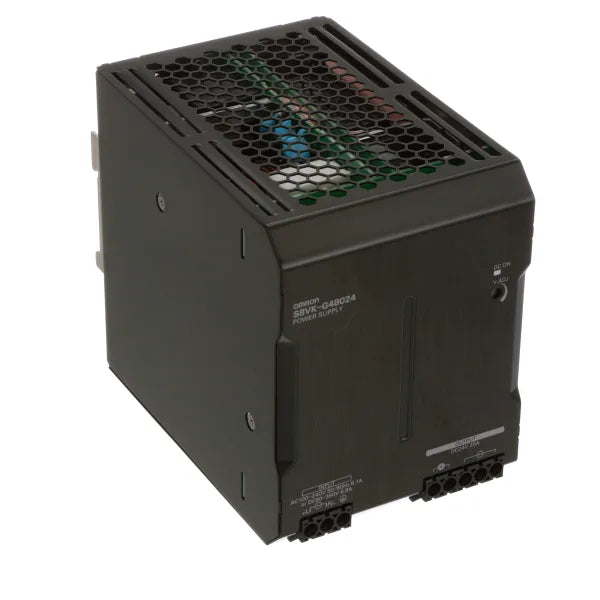 S8VK-G48024 | OMRON Power Supply, Switch Mode, 480W, 24V, 20 A, In 16-10AWG, 12-10AWG, S8VK Series