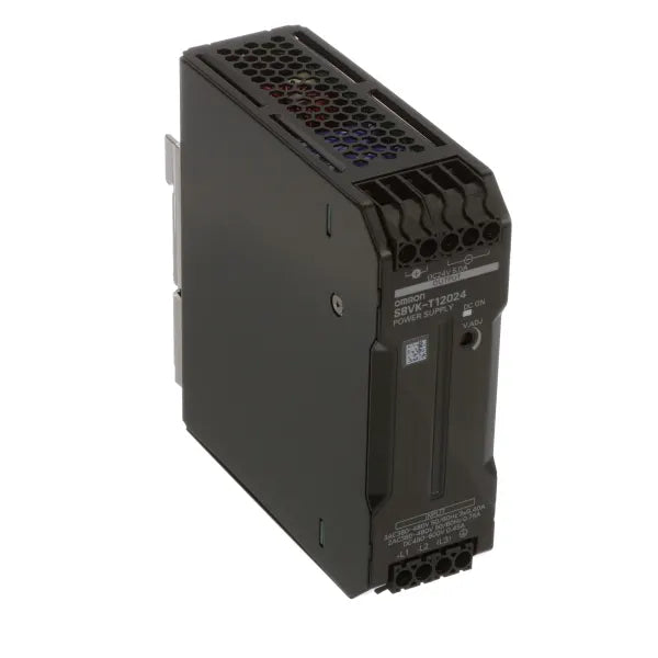 S8VK-T12024 | OMRON AC-DC Power Supply, 3-Ph, 480V, 24VDC 5A, S8VS Series