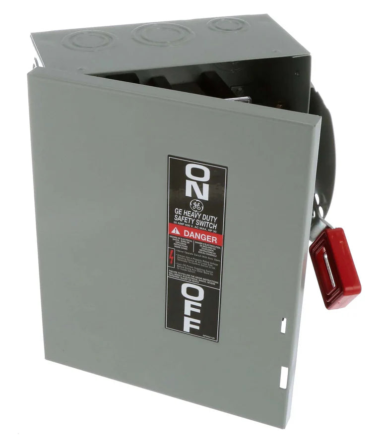 THN3361 | General Electric 30 Amp NEMA Type 1 Safety Switch