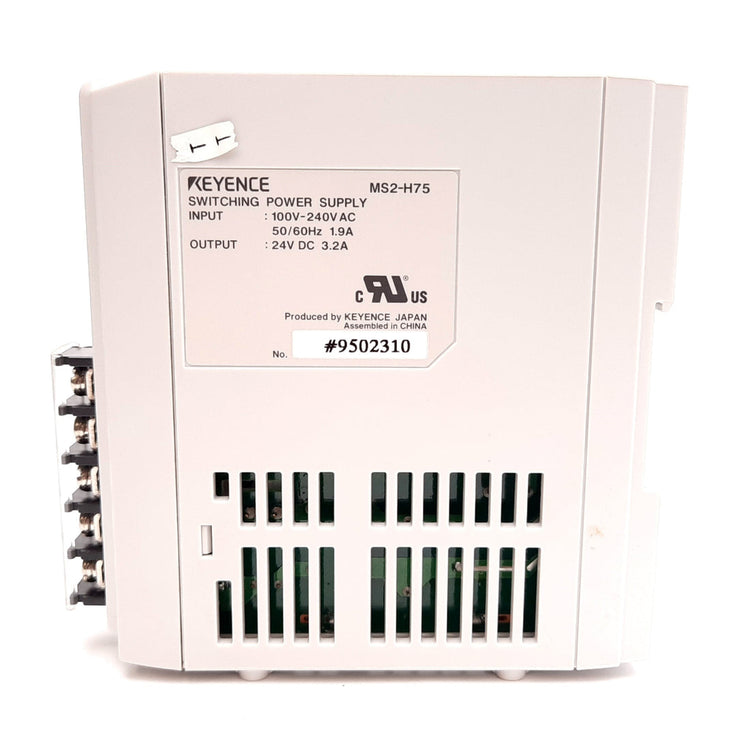 MS2-H75 | Keyence 24 VDC 3.2 A Switching Power Supply, 75 W, 85–264 VAC Input
