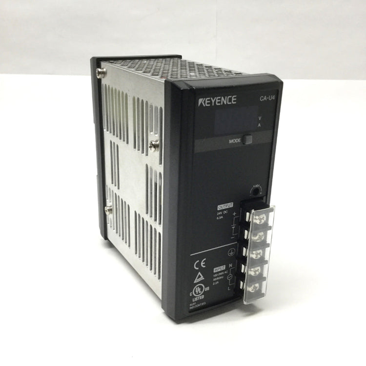 CA-U4 | Keyence 24 VDC Ultra-Compact Switch-Mode Power Supply, 6.5 A Output