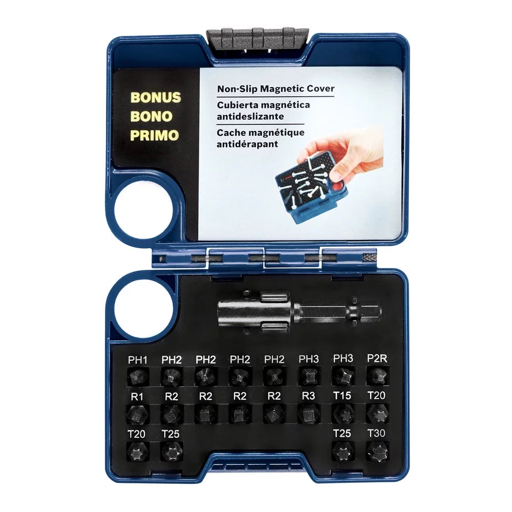 SBID21 | Bosch 21 Piece Impact Tough Screwdriver Bit Set