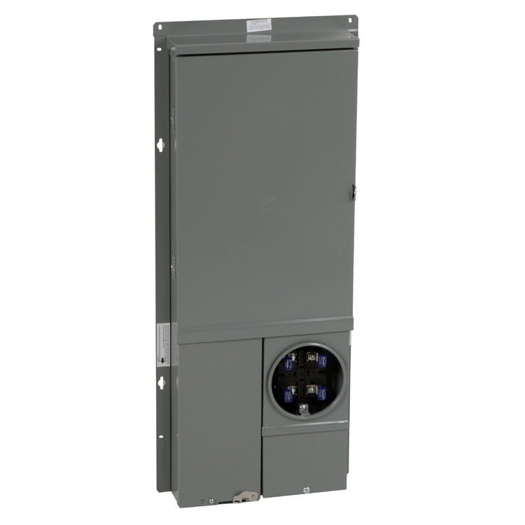 SC2040M125PF | Schneider Electric All in one, Homeline, combination service entrance, ringed socket, 125A, semi-flush, 20 spaces, 40 circuits, 10kA SSCR, OH, UG, no bypass, solar ready