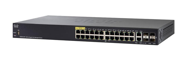 Cisco SG350-28P-K9-NA 28-Port Gigabit Managed PoE Switch