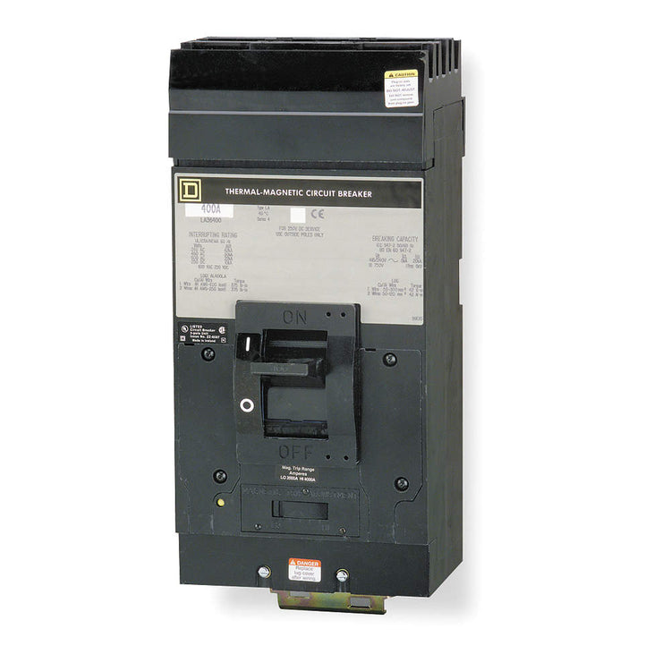 LA36150 | Schneider Electric Three Pole Thermal Magnetic Molded Case Circuit Breaker 150A 600VAC