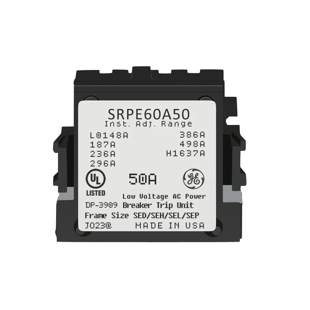 SRPE60A50 | General Electric Rating Plug Circuit Breaker