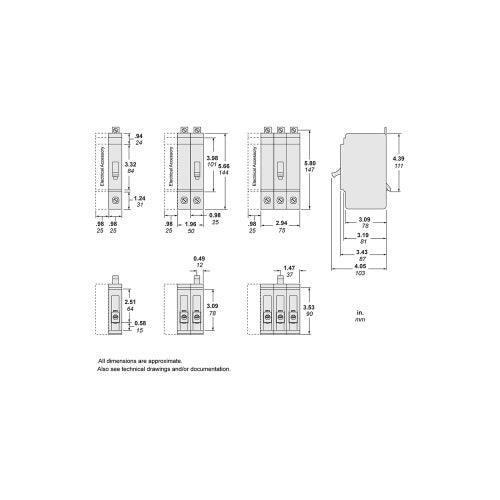 EJB14020EPD | Square D 20A 277V 1-Pole Molded Case Circuit Breaker – EJB Series