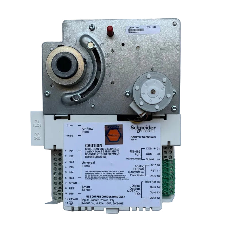 Schneider Electric Andover Continuum B3866-V BACnet MS/TP VAV Controller w/ Actuator