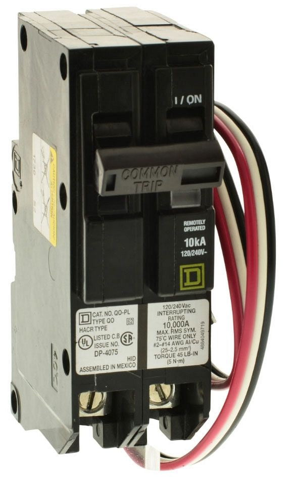 QO230PL | Square D 30A 2-Pole 120/240VAC Plug-In Thermal Magnetic Circuit Breaker