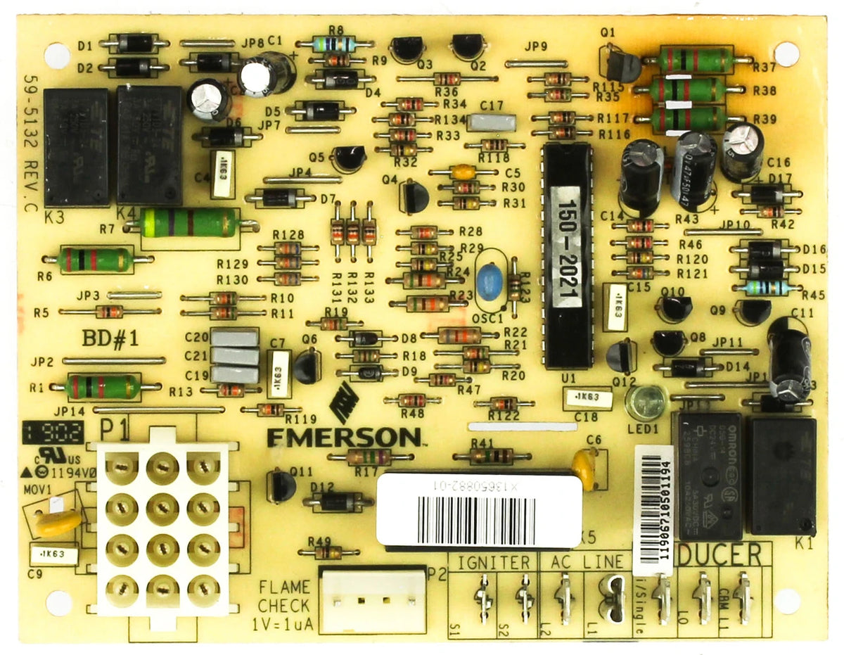 Trane X13650882-01 Relay Card Flame Igniter PC Board