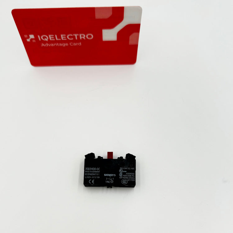 3SB3400-0C | Siemens Actuator with One Contact