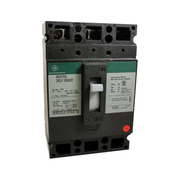 TED134125 | General Electric 3 Pole Circuit Breaker