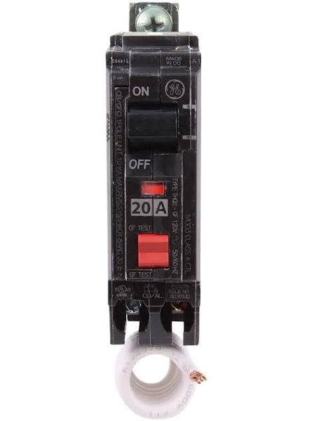 THQB1120GFT | General Electric 20 Amp GFCI Circuit Breaker